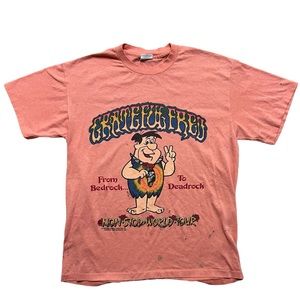 Vintage Rare Grateful Dead Fred Flintstone Shirt Hanna Barbera Adult Size M 80s